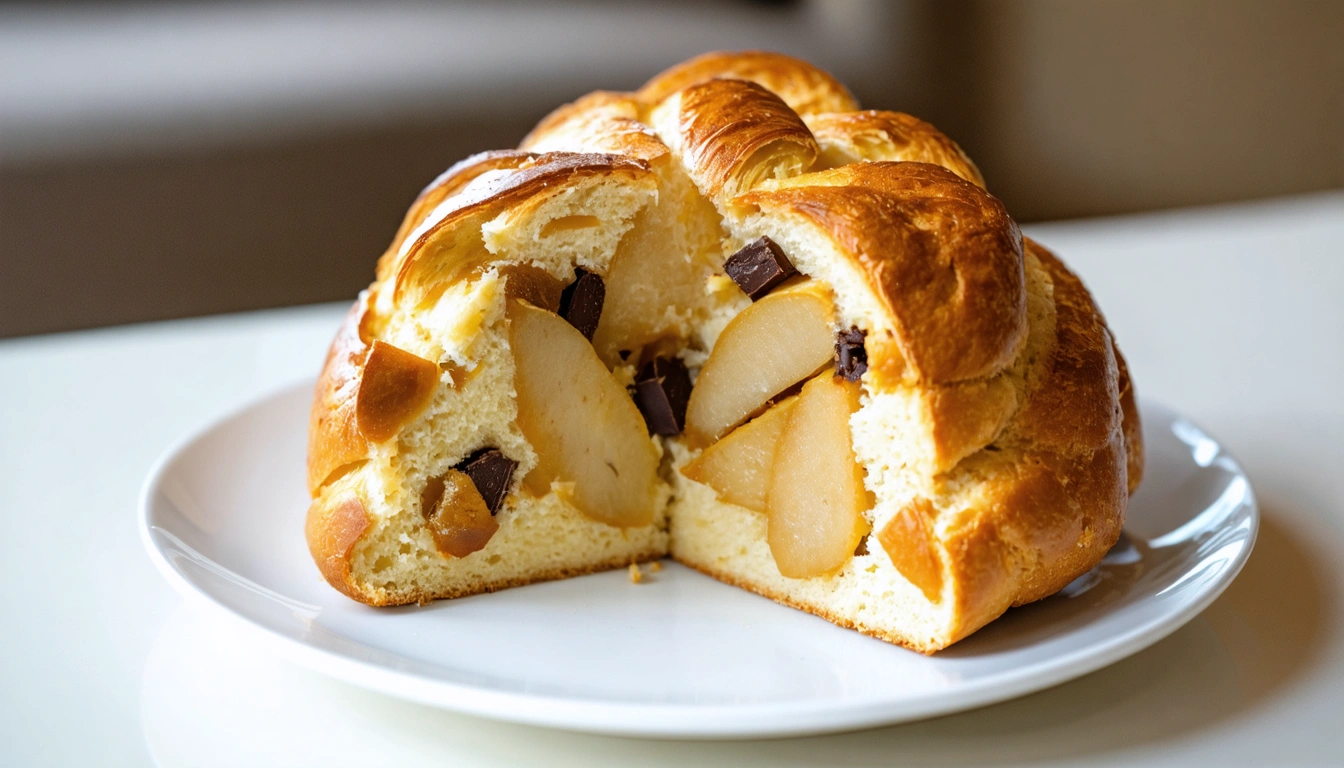 panettone pere e cioccolato